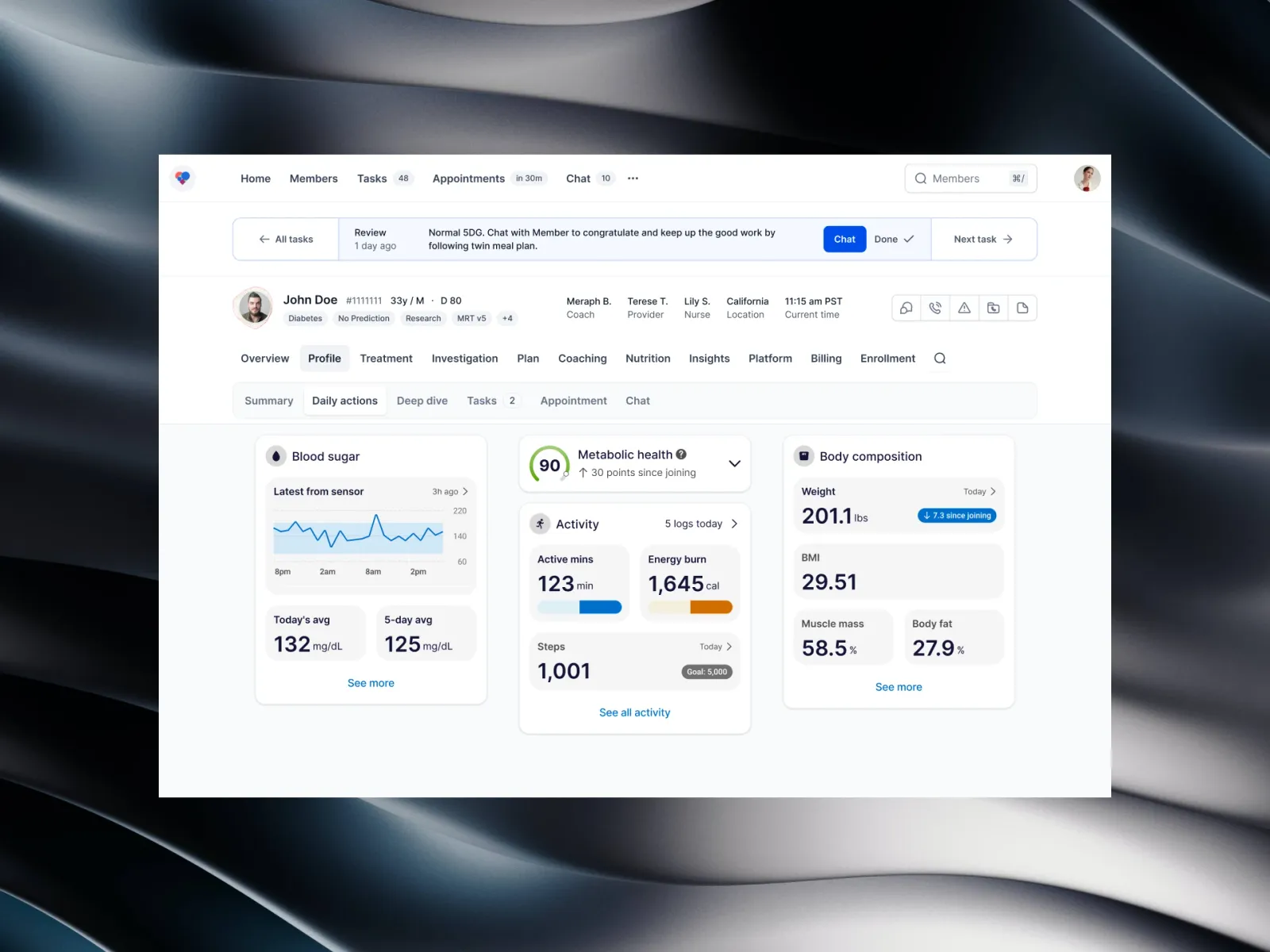AI Webapp for doctors, screen 6