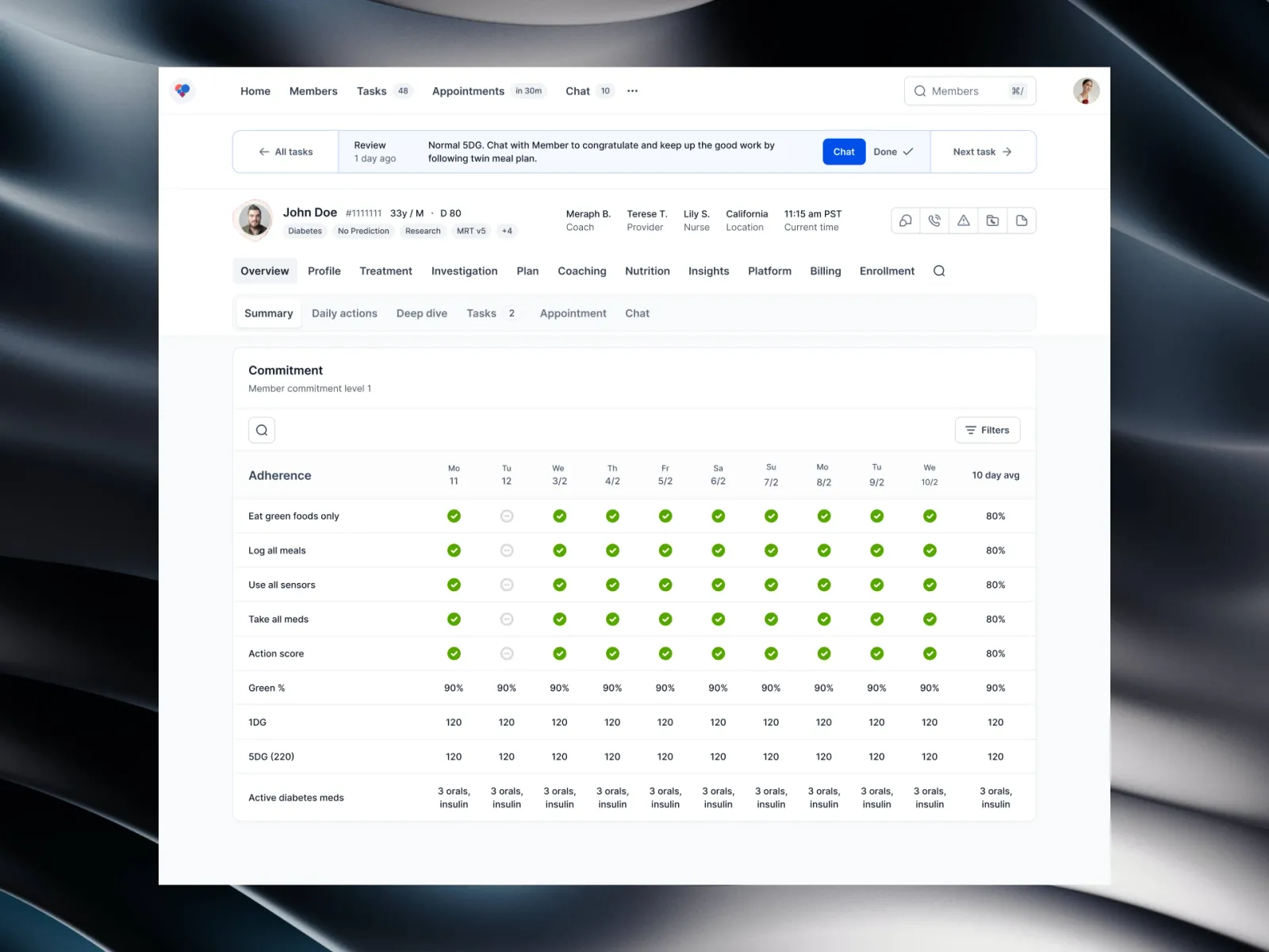 AI Webapp for doctors, screen 7