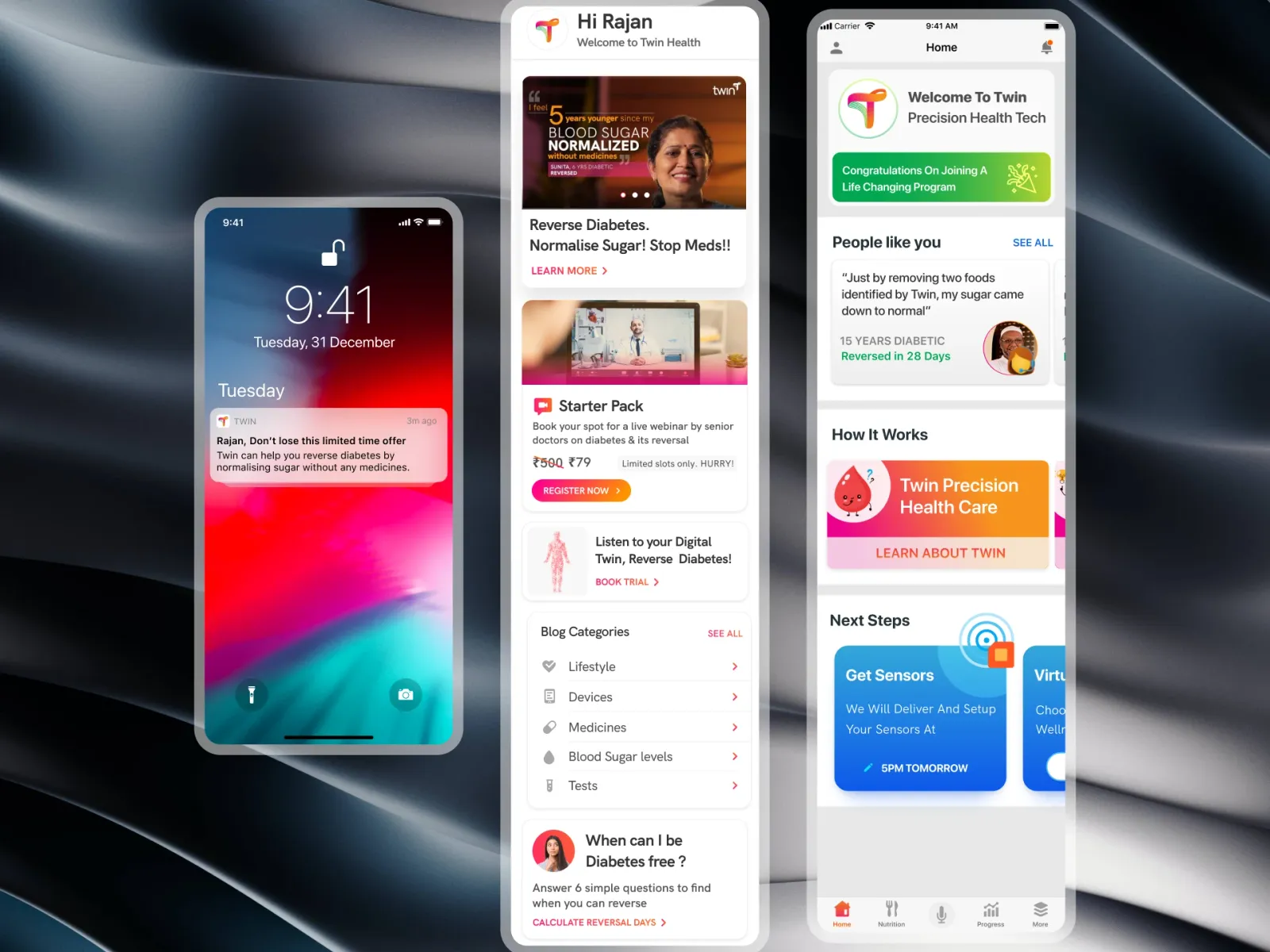Doctor landing page, screen 9