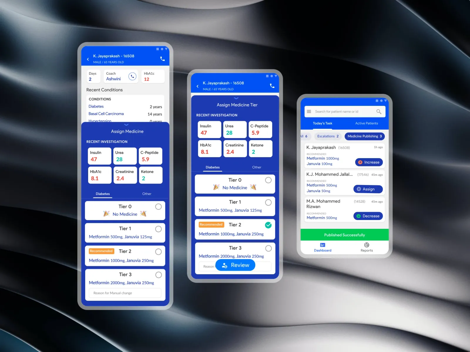 Doctor mobile app, screen 5