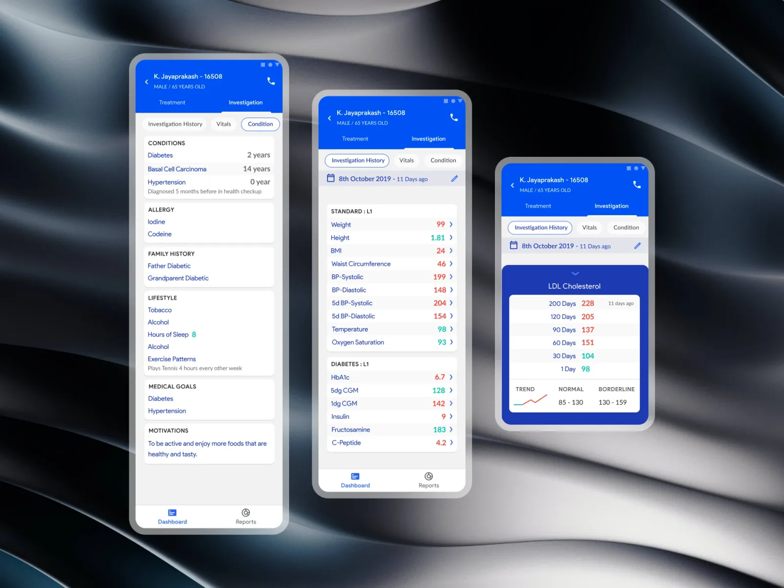 Doctor mobile app, screen 10