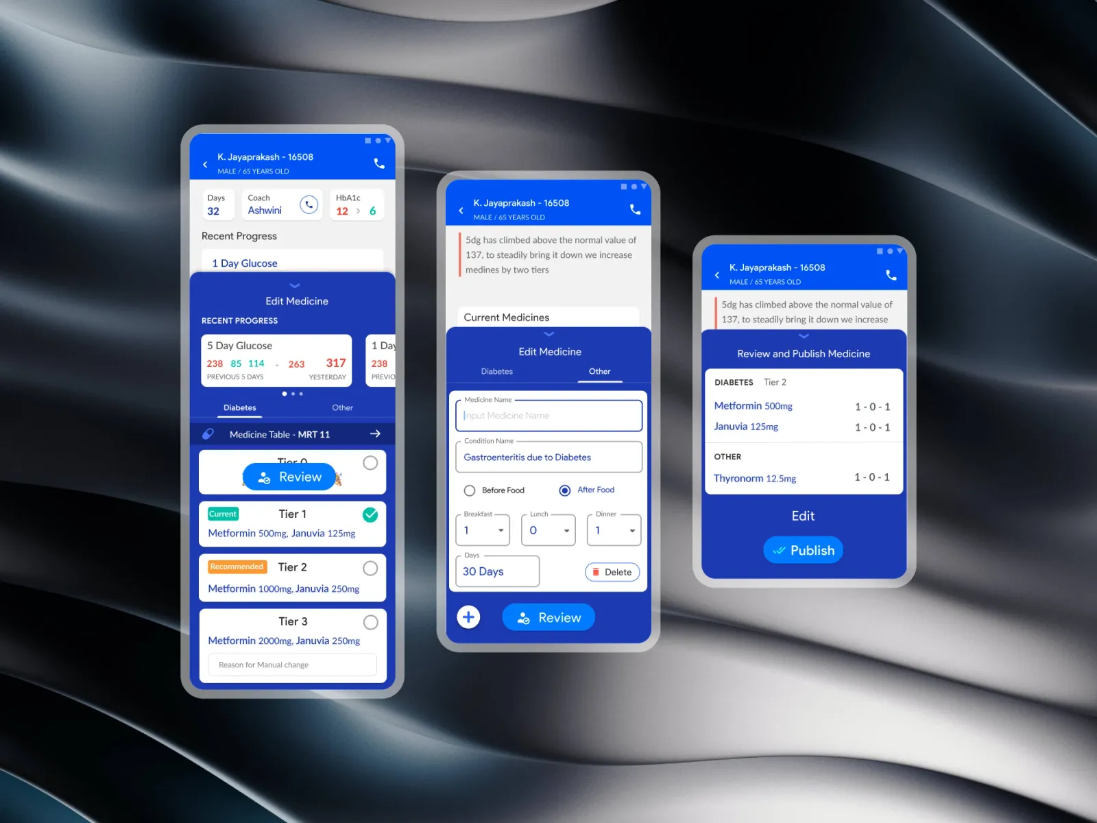 Doctor mobile app, screen 8