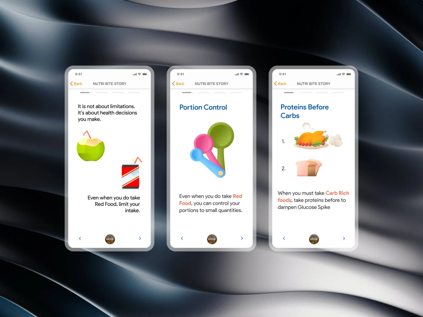 Mobile onboarding, screen 17