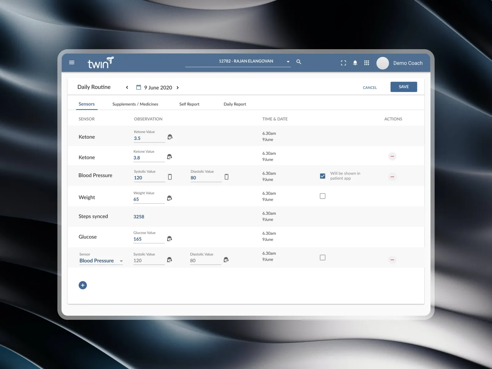 Nutritionist Webapp, screen 17