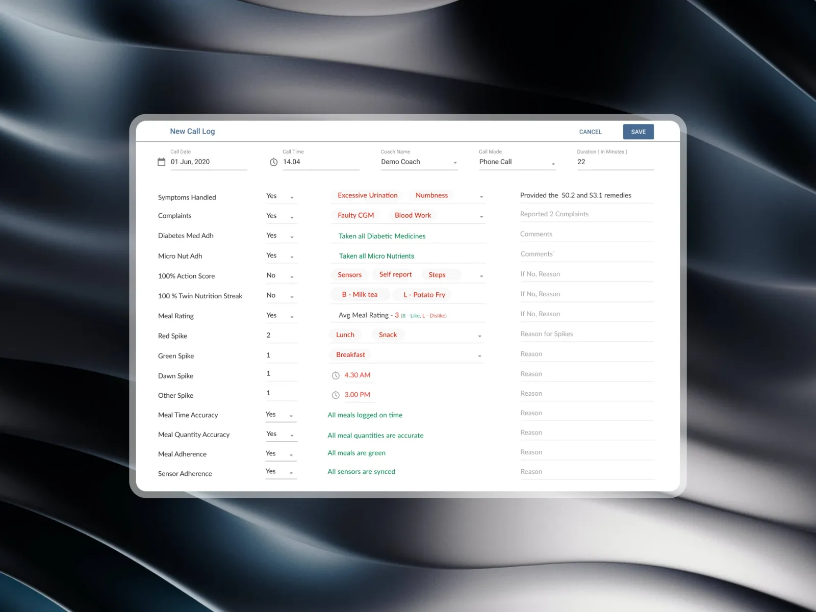 Nutritionist Webapp, screen 20