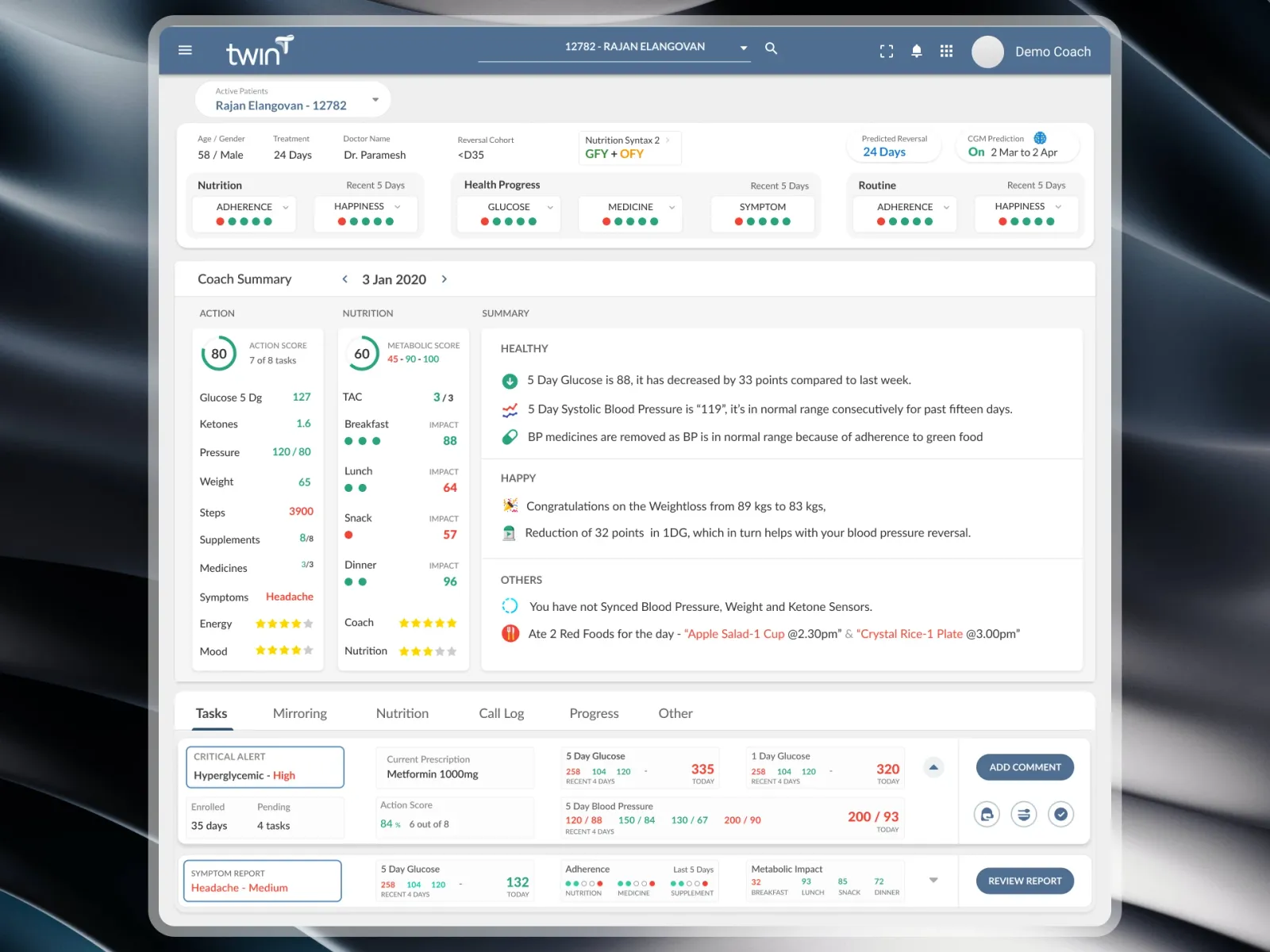 Nutritionist Webapp, screen 22